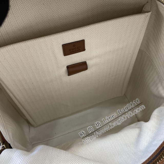 Gucci專櫃古馳最新款Emblem系列男士雙肩背包 jh2592型號：821159